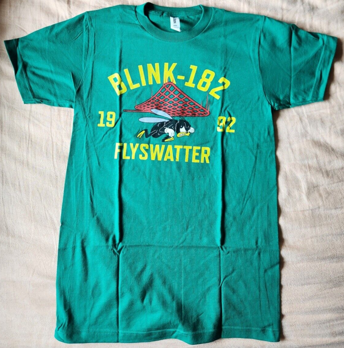 BLINK-182 Flyswatter T-Shirt Mens Small NEW Delonge Hoppus