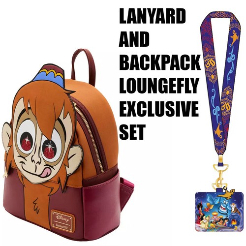 LOUNGEFLY EXCLUSIVE Disney ALLADIN ABU 30 Anniversary Mini