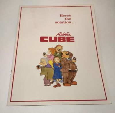 Rubik's Cube Solution Japanese Language Booklet Erno Rubik English Forward