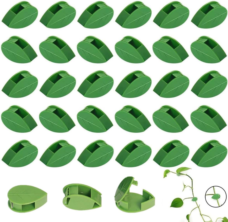 60 Pcs Invisible Plant Climbing Wall Fixture Clips,Hanging Plant Clips | Self-Ad