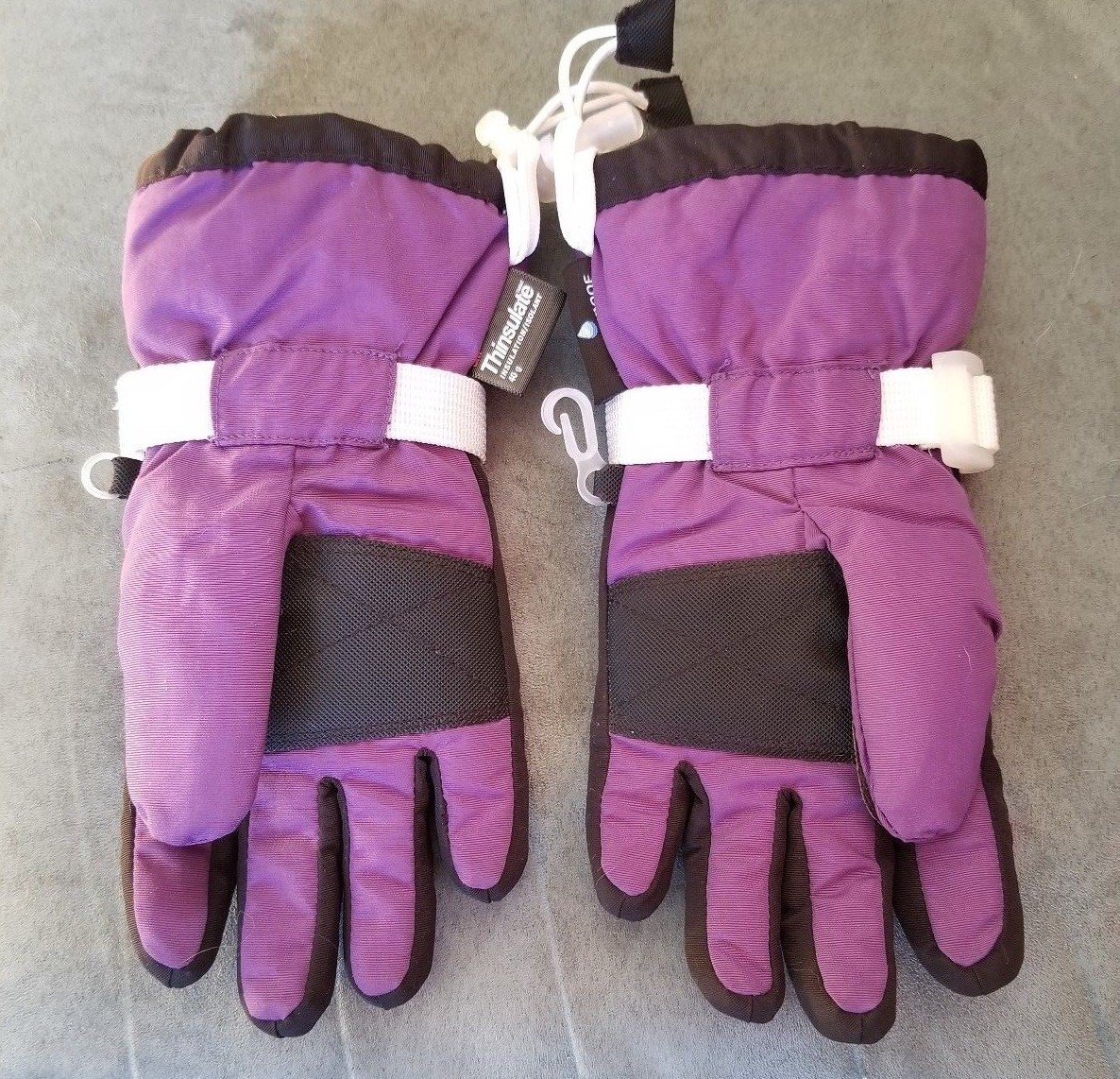 Girl's Thinsulate Waterproof Winter Gloves PURPLE Sz. 4-6x NEW