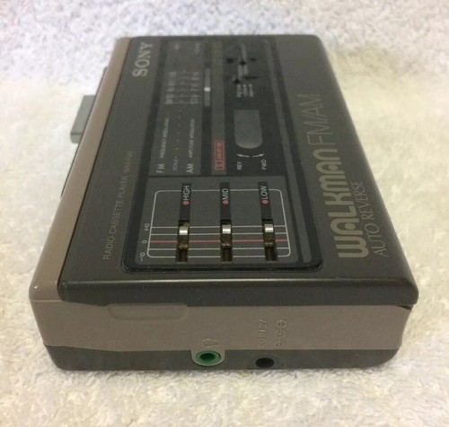 Rare Vintage Sony Walkman Cassette Player, WM-F59/F69 for PARTS