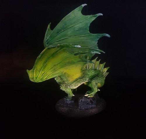 Reaper D&D Blightfang Green Dragon Miniature  Dungeons and Dragons