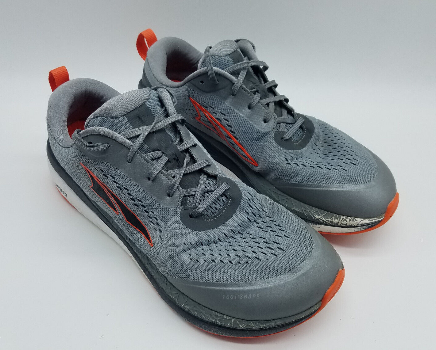 Altra Paradigm 5 Men's Running Shoes Size 12.5 Gray Orange