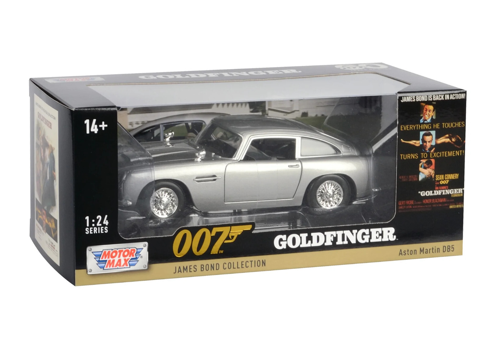 James Bond Aston Martin DB5 - Goldfinger Edition - Motormax