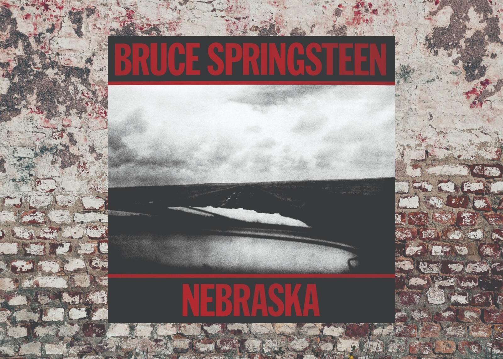 BRUCE SPRINGSTEEN NEBRASKA QUALITY PHOTO PAPER ALBUM COVER