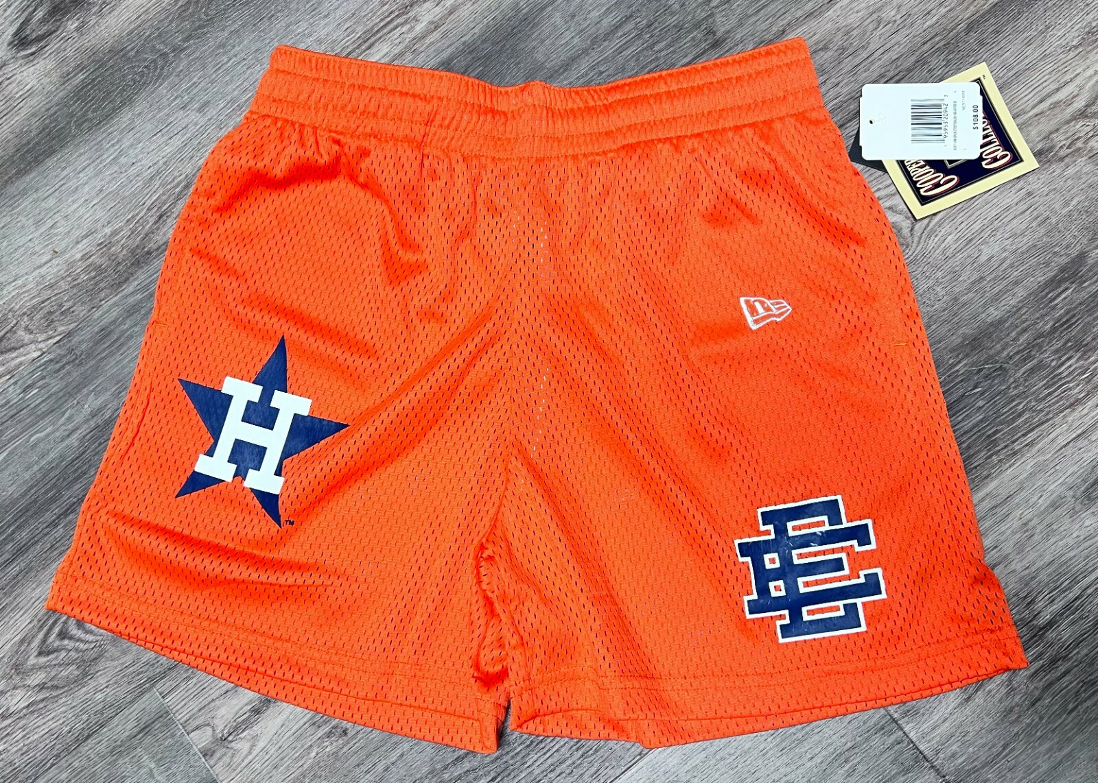 Pre-owned Eric Emanuel Era Shorts York Yankees Houston Astros Miami Marlins  In Blue