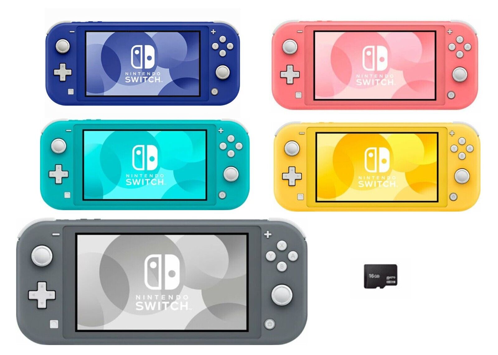 NEW Nintendo Switch Lite 32GB +16GB SD Card + ✈️ FREE 2 NEW Nintendo Switch Lite 32GB +16GB SD Card + ✈️ FREE 2