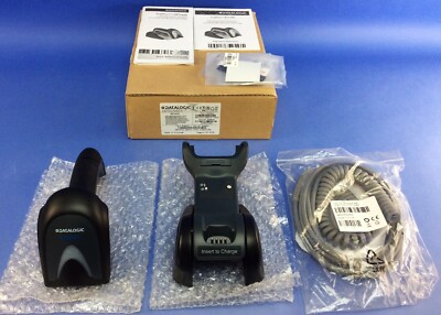 Datalogic Gryphon BGT4400 Scanner w/ Cradle & Cable PN: GBT4410-BKK10-C444 - NEW