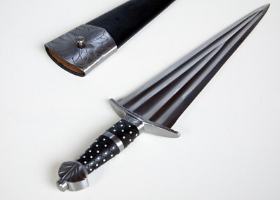 Cold Steel Cinquedea Short Sword 1065HC Steel Blade Rosewood Handle - Superb!