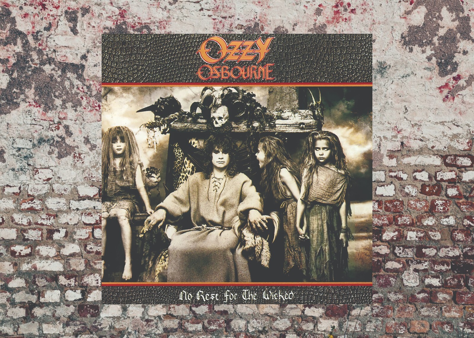 レアOzzy OsbournTributeポスターlimited edition METAL HAMMER Magazine (UK) - #404 - Ozzy Osbourne Black
