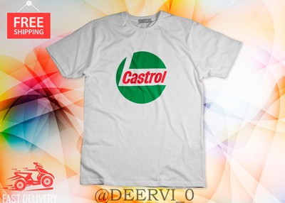 Castrol Oil Racing Logo Men's T-Shirt Size S-5XL