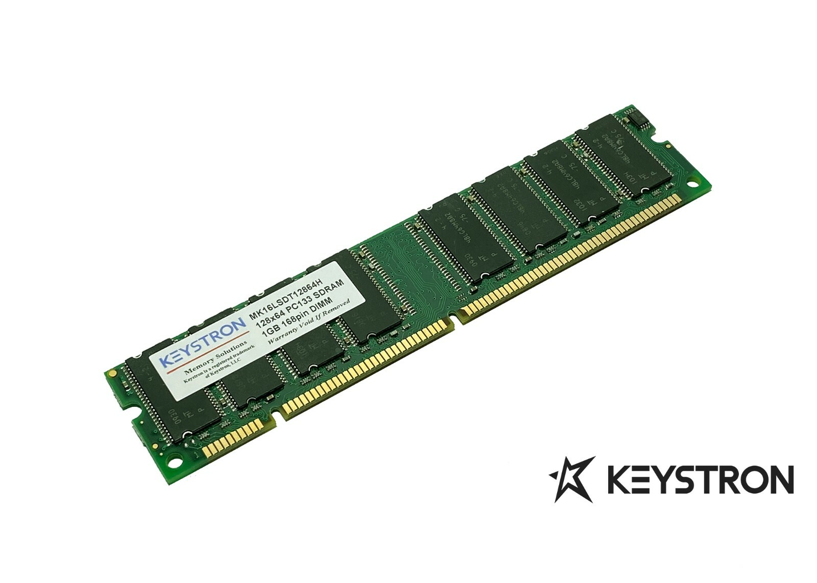 1GB 168pin PC133 Sdram Memory 3.3V Non- ECC Unbuffered 64x8 1GB 168pin PC133 Sdram Memory 3.3V Non- ECC Unbuffered 64x8