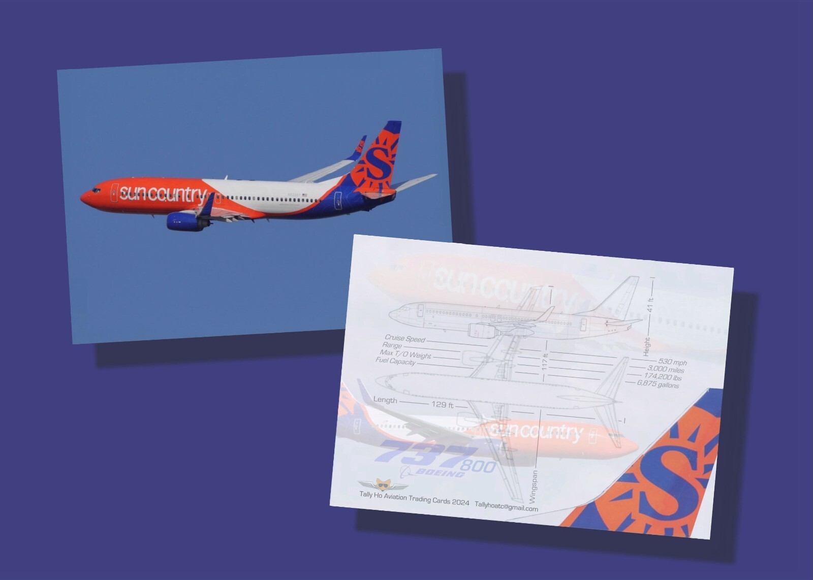 SY サンカントリー航空 Planetags B737 Sun Country Airlines® 737 N713SY PlaneTags – MotoArt PlaneTags