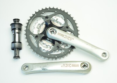 SHIMANO DEORE XT BICYCLE 180 MM 44/32/22 TOOTH CRANKSET FC SHIMANO DEORE XT BICYCLE 180 MM 44/32/22 TOOTH CRANKSET FC