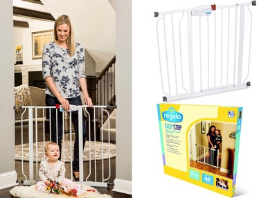 Regalo Easy Step Walk Thru Gate Fits Spaces Between 29" & 39"