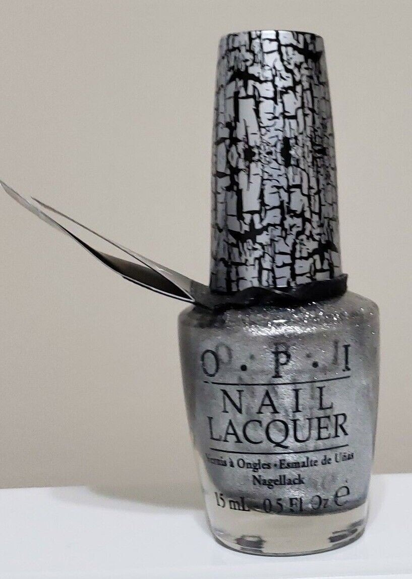 OPI Nail Polish Lacquer NL E62 Silver Shatter - 0.5 oz