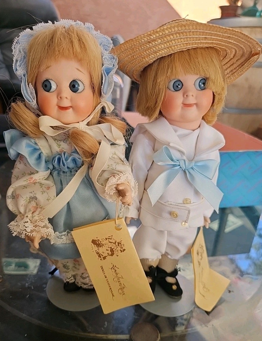 Lynda Arson Marx Girl Boy Dolls of Yesteryear Googly & Google Eyes Vintage