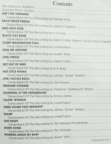 GUITAR TAB / TABLATURE / HOT BLUES # 2 / BLUES GUITAR TAB / BLUES SONGBOOK