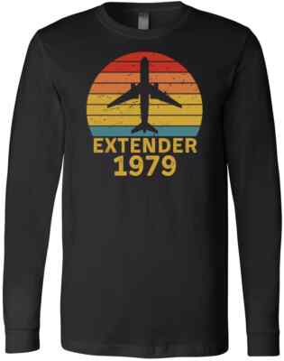 Airplane Extender 1979 KC10 Colorful Sunset Vintage T-Shirt