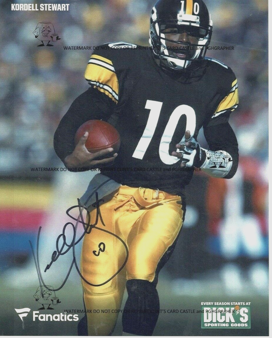 Kordell Stewart, Pittsburgh Steelers, Signed, Autographed, 8X10 Photo, a COA with the Proof Photo of Kordell Signing Will Be Included. Kordell Stewart, Pittsburgh Steelers, Signed, Autographed, 8X10 Photo, a COA with the Proof Photo of Kordell Signing Will Be Included.