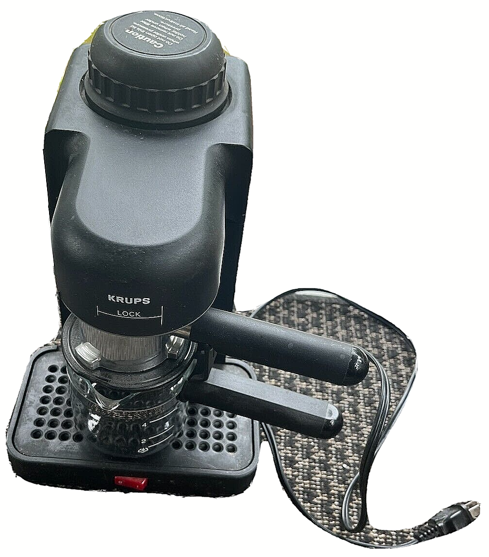 Krups 4 Cup Espresso Mini Cappuccino Coffeemaker Maker Machine 963/B