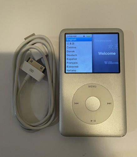 【ジャンク】Apple iPod classic 120GB　シルバー Yahoo!オークション -「ipod classic 120gb シルバー」の落札