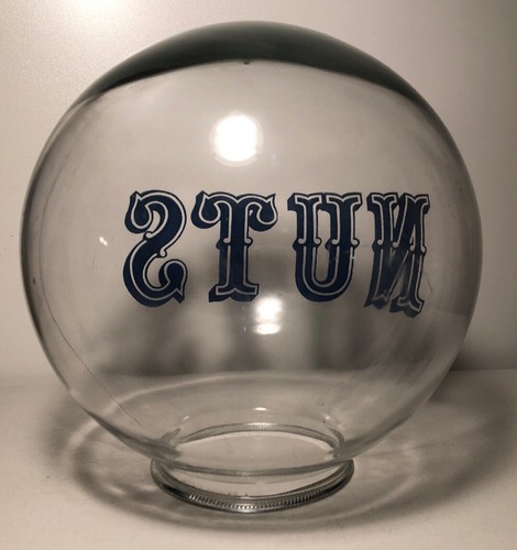 Vintage Nuts Candy Dispenser Glass Globe Only Replacement Machine Art Deco