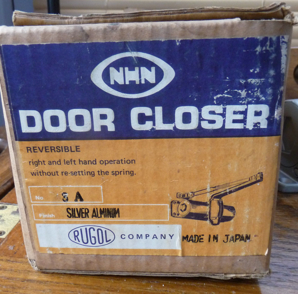 RUGOL NHN Door Closer Reversible No 73 NOS