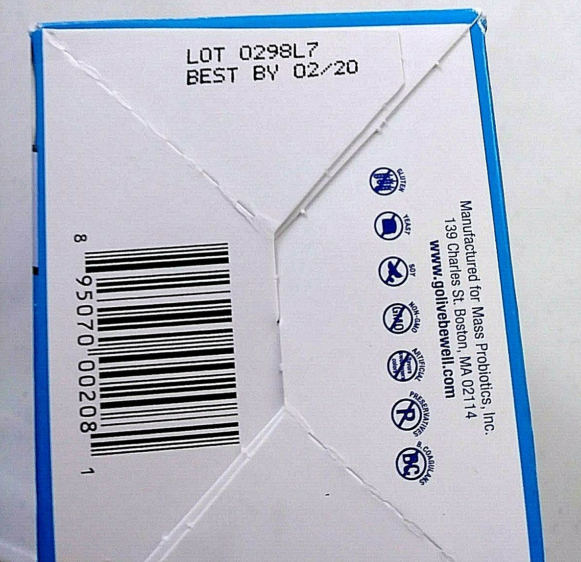Golive Probiotic and Prebiotic Supplement Blend, Flavorless, 28-Count EXP 02 /20