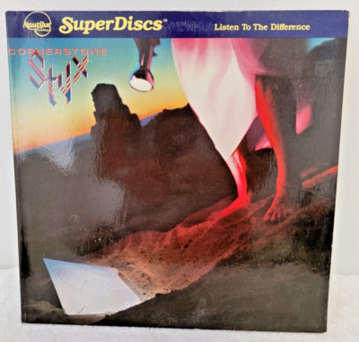 Styx LP    Cornerstone - Nautilus SuperDisc NR 27 1981 A&M records