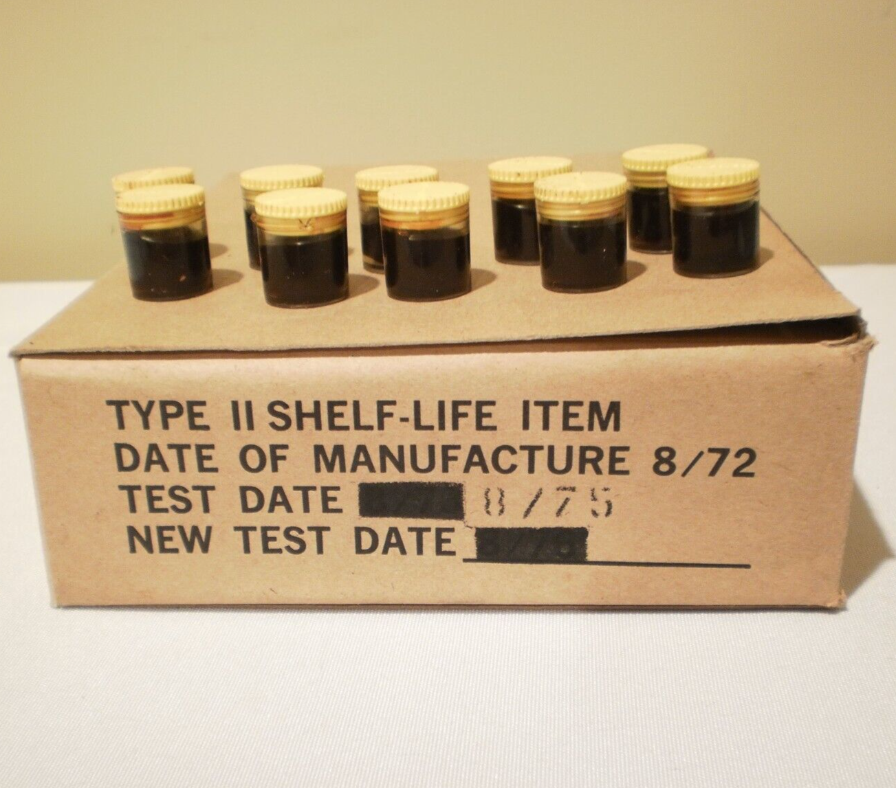 Plastilube Rifle Grease 2.5cc 10 Pots Original NOS