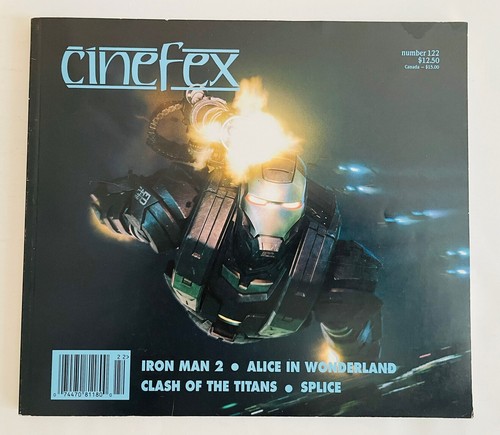 Cinefex #122 July 2010 Iron Man 2 Alice In Wonderland Clash