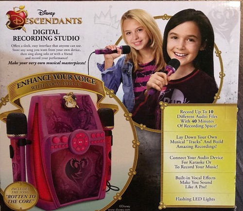 NEW! Disney Descendants Digital Recording Studio RECORD, SING & CREATE FAST S&H!