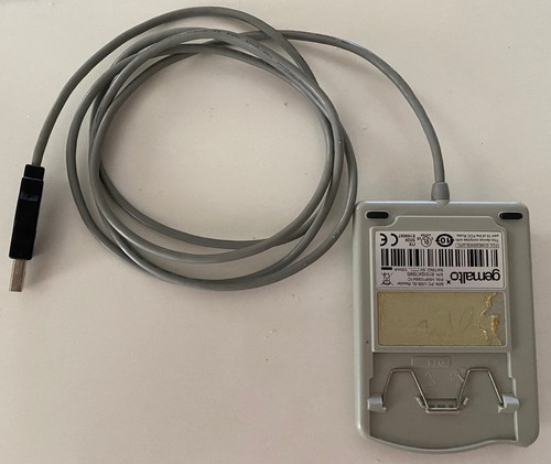 Gemalto USB Common Access CAC Smart Card Reader HWP108841C Gray DOD Military