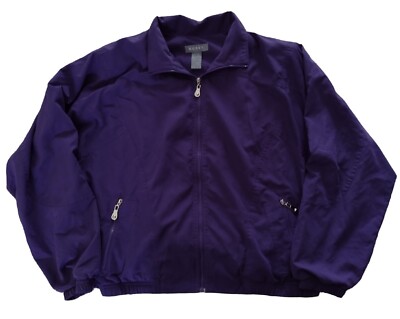 Women's Koret Jacket Sz L Track Active Sport Jacket Padded Shoulders