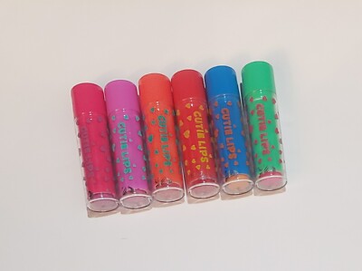 NEW Lot of 6 Amuse Cutie Lips Lip Gloss Assorted Shades - SHIPS FREE
