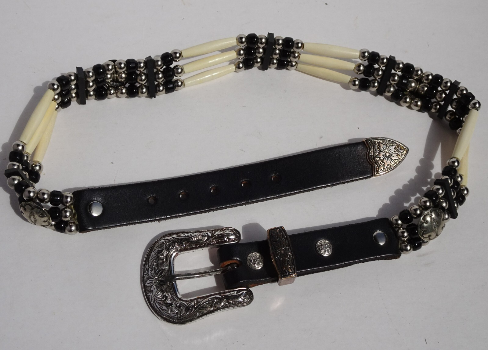 小物 00s archive L.G.B. concho leather belt 00s archive L.G.B. concho leather belt