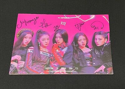 ITZY autographed 