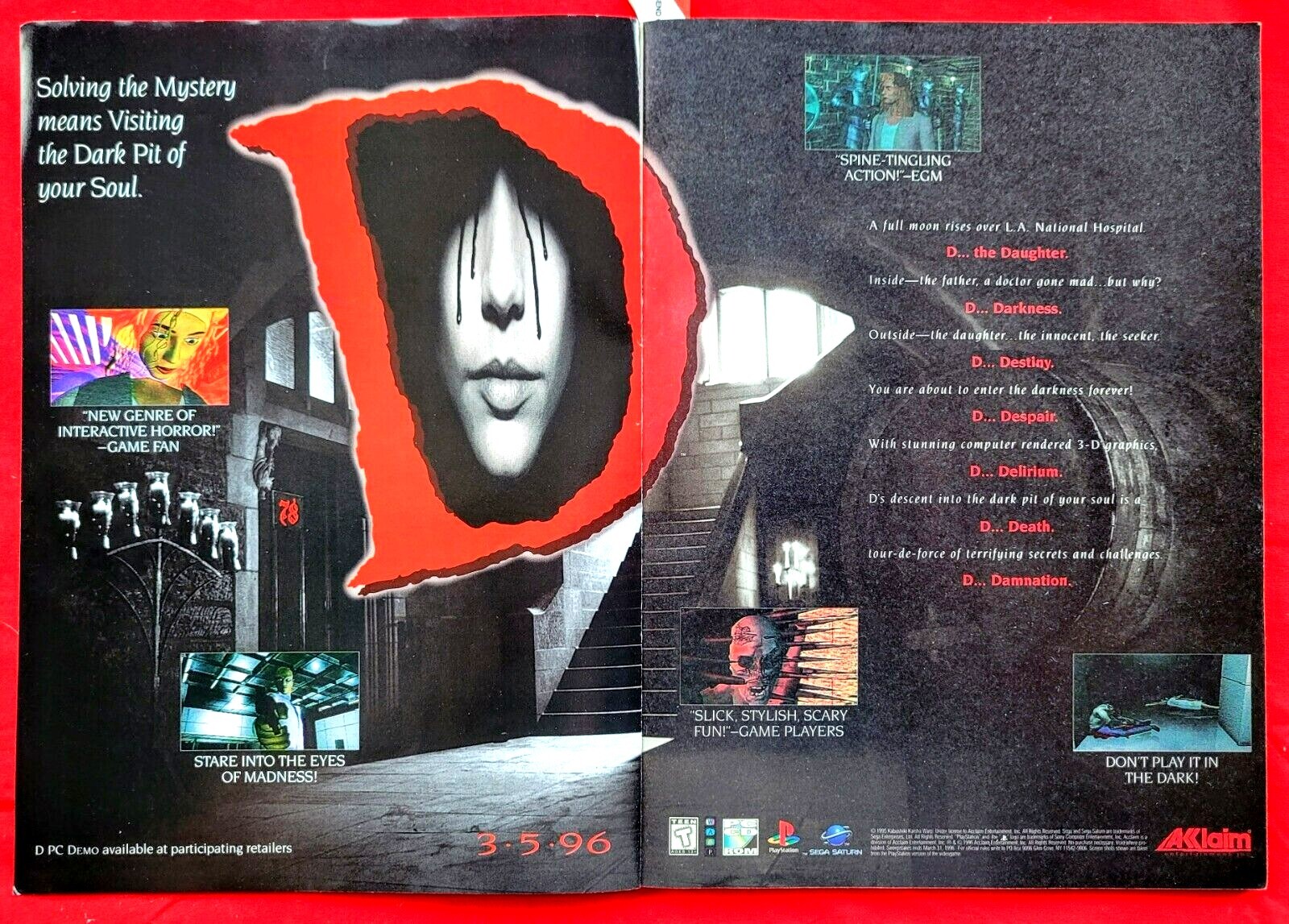 SQ サウンド・キューブ　ゲーム販促ポスター　1998年　PS HUMAN s-l1200.jpg