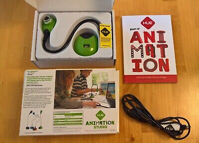 HUE Animation Studio Complete Stop Motion Animation Kit Camera Software GREEN
