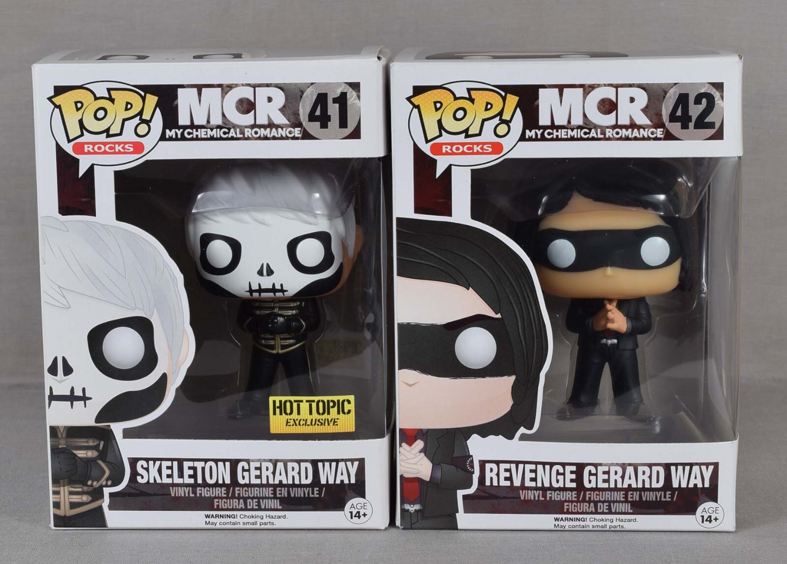 Funko Pop! Rocks Skeleton Gerard Way #41 & Revenge Gerard
