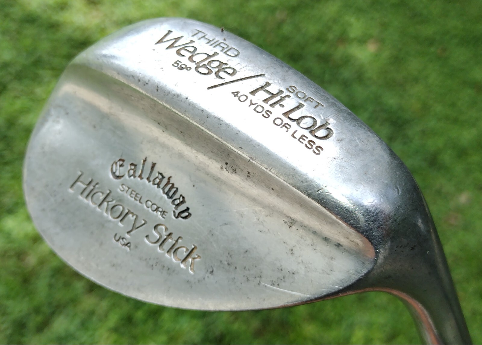 Callaway Hickory Stick Third Wedge 59° Soft Hi Lob - Steel Callaway Hickory Stick Third Wedge 59° Soft Hi Lob - Steel