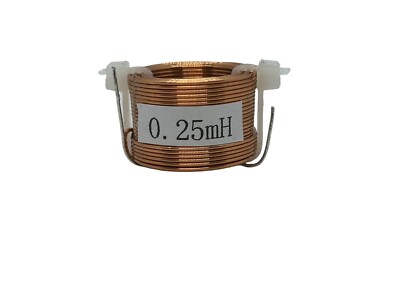 JFcomponents 0.25mH audio inductor coil 22 gauge air core coil for crossovers 