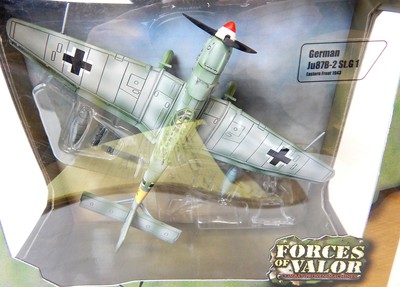 Forces Of Valor 1/72 WWII German Ju 87B-2 St.G 1 Stuka Action Series MIP OOP!