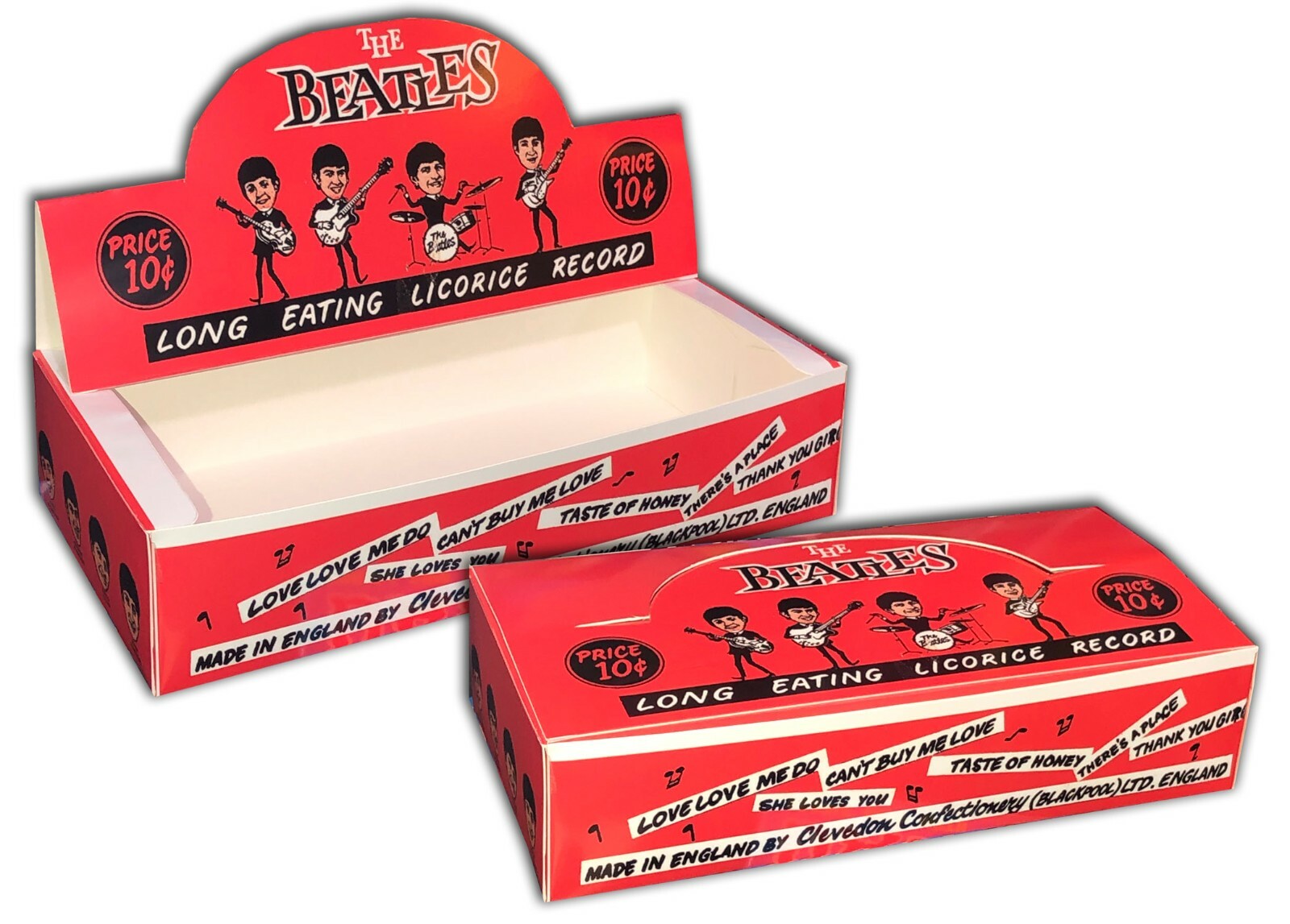 THE BEATLES Licorice Record CANDY BOX (BOX ONLY!) | eBay