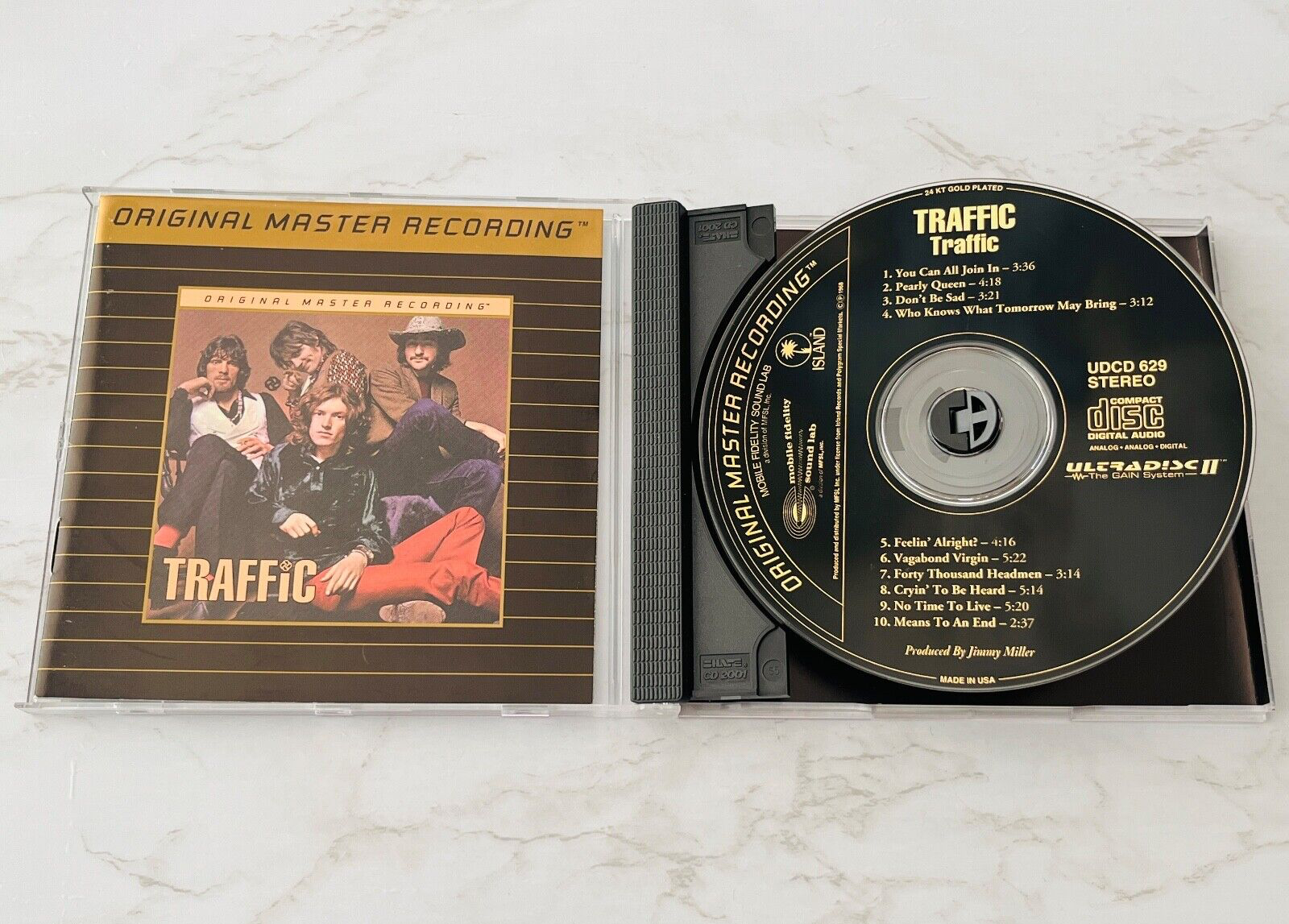 Traffic Self Titled CD MFSL ULTRADISC II 24KT GOLD DISC LTD ED Steve Winwood OOP | eBay Traffic Self Titled CD MFSL ULTRADISC II 24KT GOLD DISC LTD ED Steve Winwood OOP | eBay