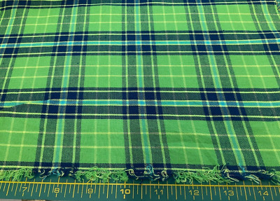 NORTHCOTT - PICCADILLY #W24427-74 LARGE PLAID - GREEN- BY THE YARD