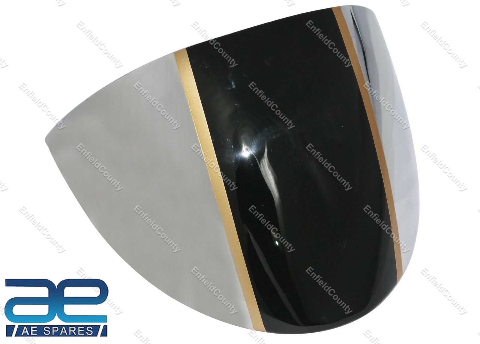 Single Seat Cowl Black & Chrome For Royal Enfield Continental GT 650cc 
