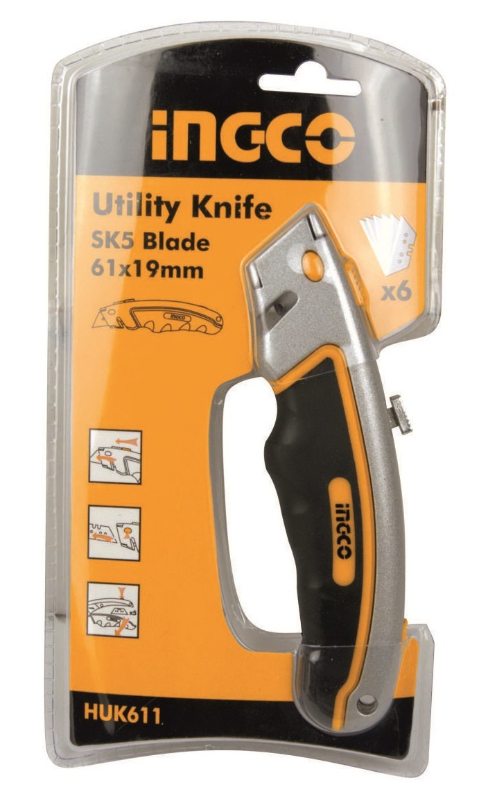 CUTTER TAGLIERINO TRAPEZIODALE MULTIUSO CON 6 LAME A TRAPEZIO INGCO